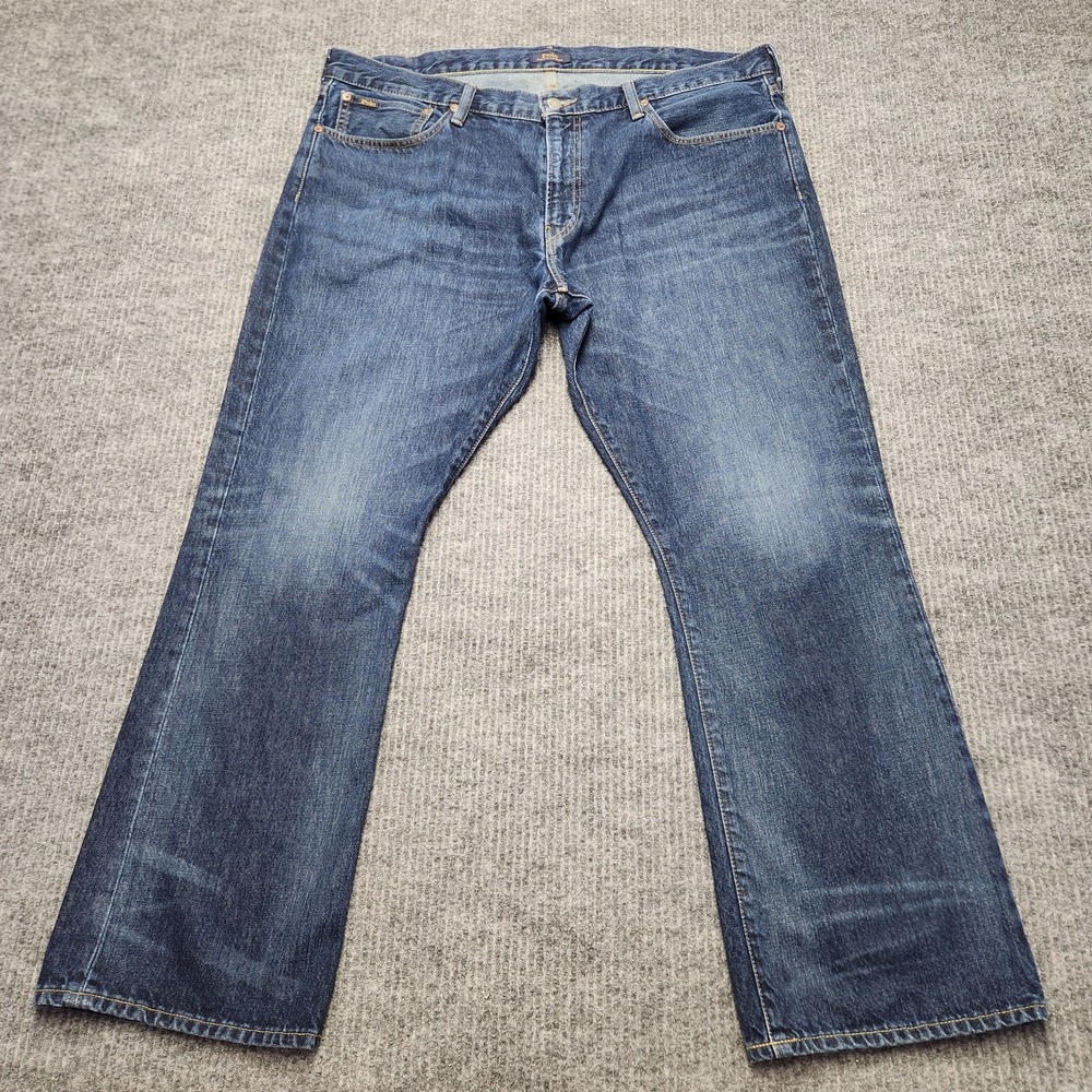 Polo Ralph Lauren The Bootcut Jeans Mens 40x30 Blue Medium Wash Denim Casual